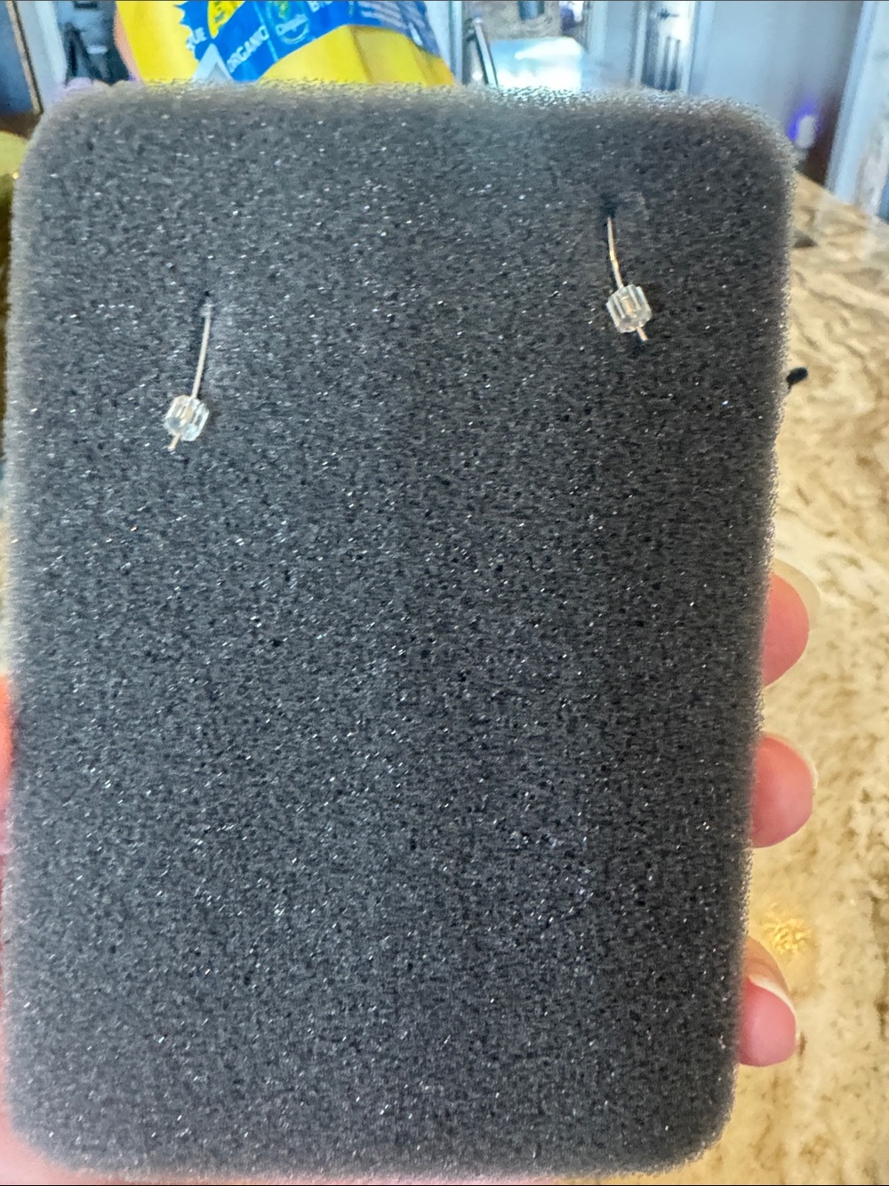 Montana Silversmiths Silver Feather Drop Earrings with Gold Accents - Picture 2 of 3
